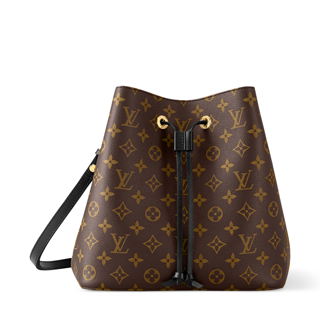 バッグ LOUIS VUITTON NéoNoé - Bolsa Bucket com Acabamento em Couro Vermelho | LOUIS
